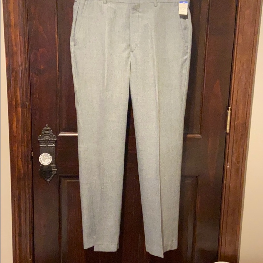 Men West Chester Vintage Gray Dress Pant New 34/30